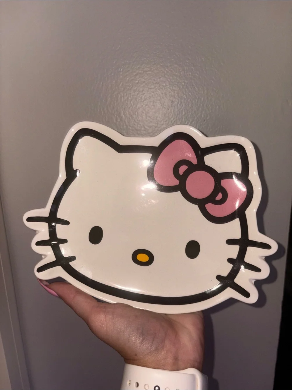 Hello Kitty Pink Bow Ceramic Trinket Dish